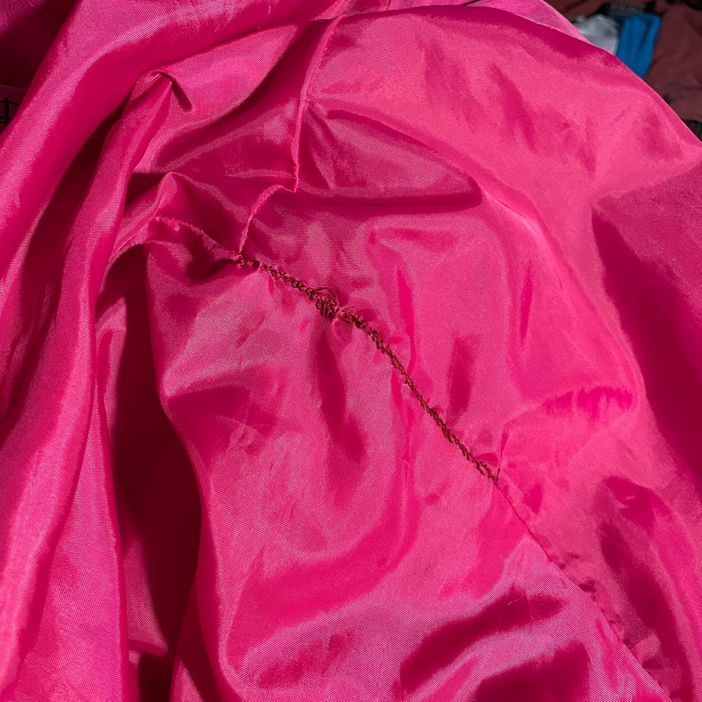 Vintage Bocoo Hot Pink 100% Silk Jacket 1980s 1990s Size Medium - Picture 15 of 15